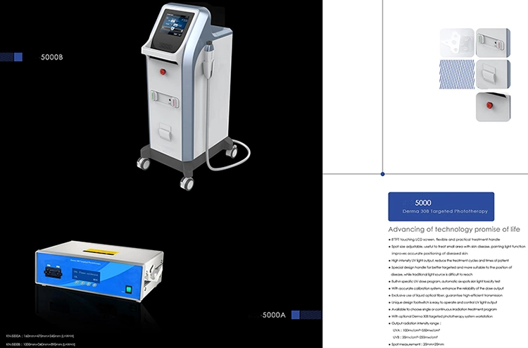 Med-PT-5000b UV Phototherapy UV Skin Light in Hot Sales