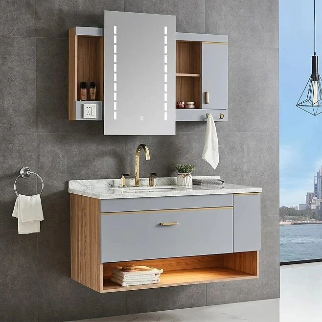 MDF High quality/High cost performance Sink Wall Hung Bathroom Vanity Cabinet