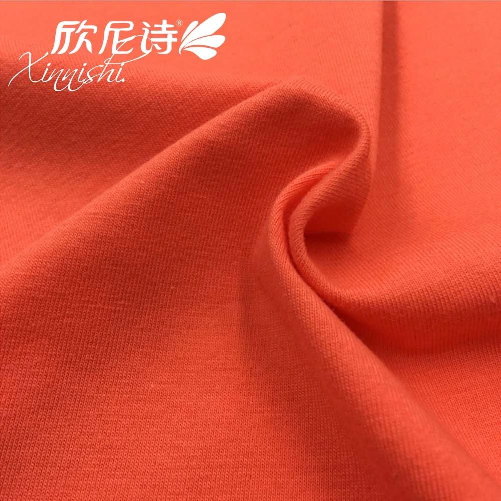 Free Sample 100% Cotton Single Jersey Knit Fabric Textile Fabric for Shirt Garment