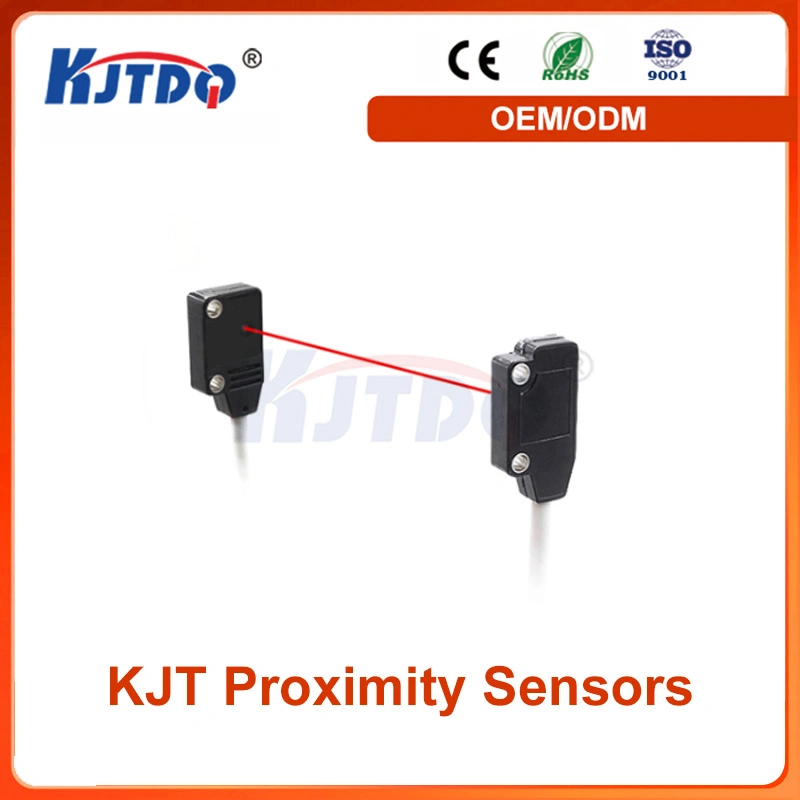 Kjt Fq40 IP67 Sn 150mm Through Beam Reflection Photoelectric Proximity Sensor