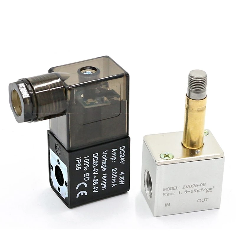 2V025-06 Válvula solenoide neumática eléctrica Válvula magnética de aire