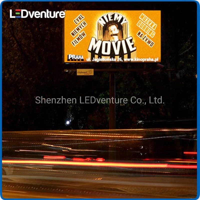Visor LED SMD Comercial exterior de P10 grande caixa de luz da publicidade televisiva com preço grossista de quadro de avisos