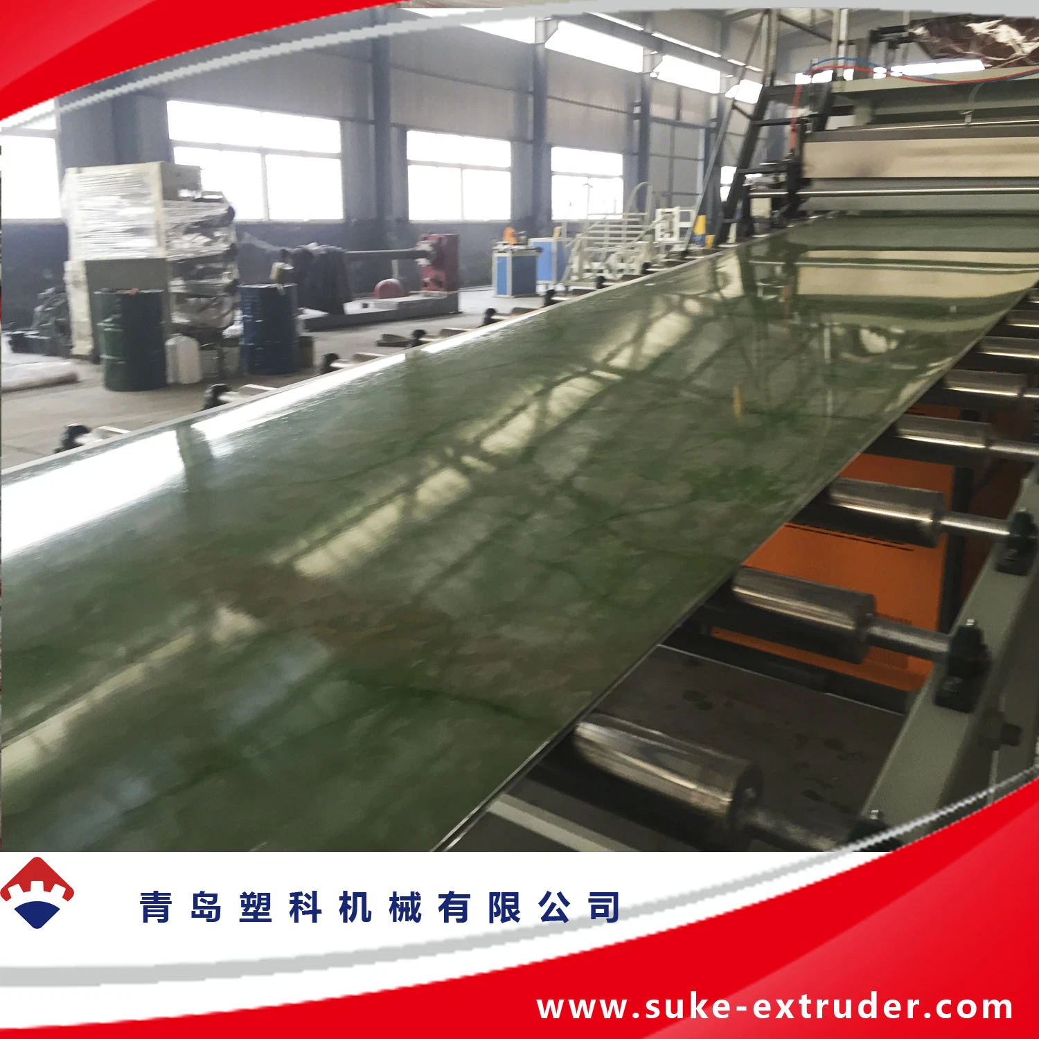 PVC Imitation/Artificial Marble Decoration Sheet/Board/Plate Making Machine with UV Coating (SJ-80/156) /Extrusion Machine