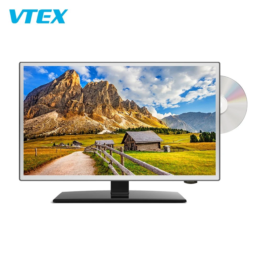 Компактный портативный внешний телевизор с экраном 19 22 дюймов и DVD-ПРОИГРЫВАТЕЛЬ LED LCD DVB TV