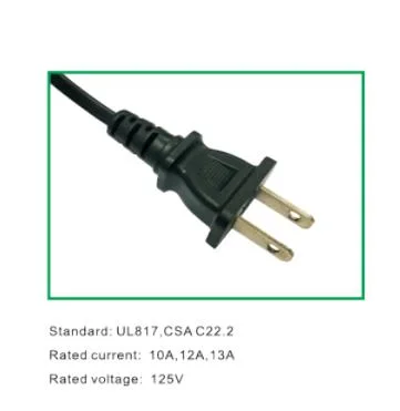 China Standard Power Cord Yl-001 with CCC Certificate Two Pins