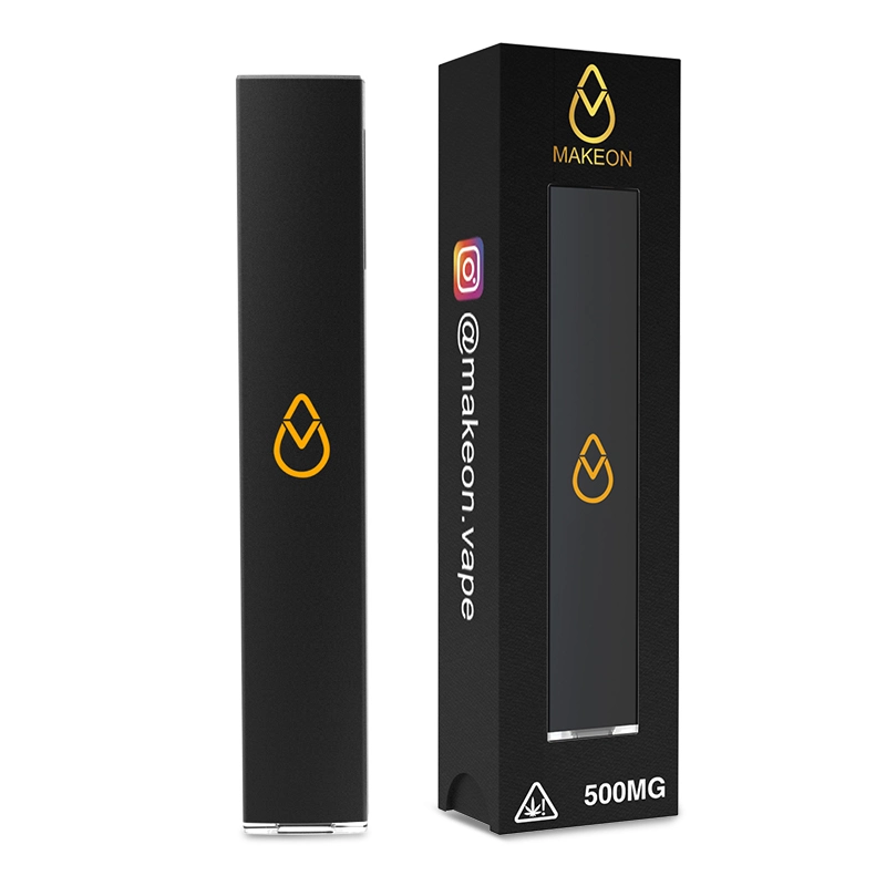 Elektronische Produkte Einweg Pod Vape Pen für dicke Ölkartuschen Vape Zerstäuber OEM Kundenspezifische Marke Logo Papier Box Verpackung