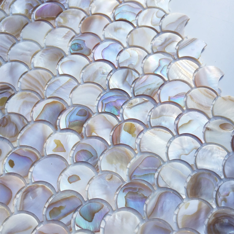 30*30 سم Natural Pearl Shell Mosaic خلفية شاشة ديكور Shell حرف Shell