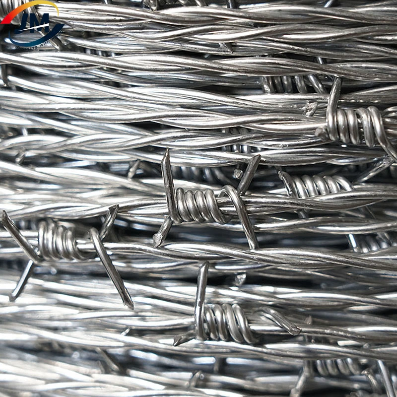 Hot Dipped Galvanized PVC Coated Barbed Wire Razor Barb Wire 25FT 18 Gauge-Great for Security Fencing Craft Fences and Critter Deterrent