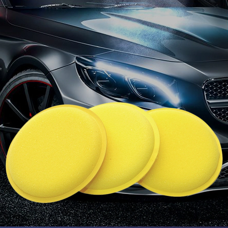 Car Beauty Polishing Round Edging Sponge Cleaning and Waxing Factory Direct Supply