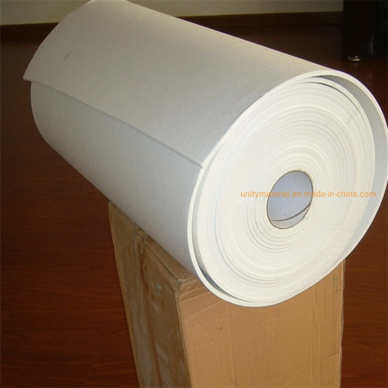 1260c 2300f Refractory Heat Insulating Fibre Wool Sealing Thermal Insulation Ceramic Fiber Paper for Electric Iron Melting Furnace Stove Fire Door