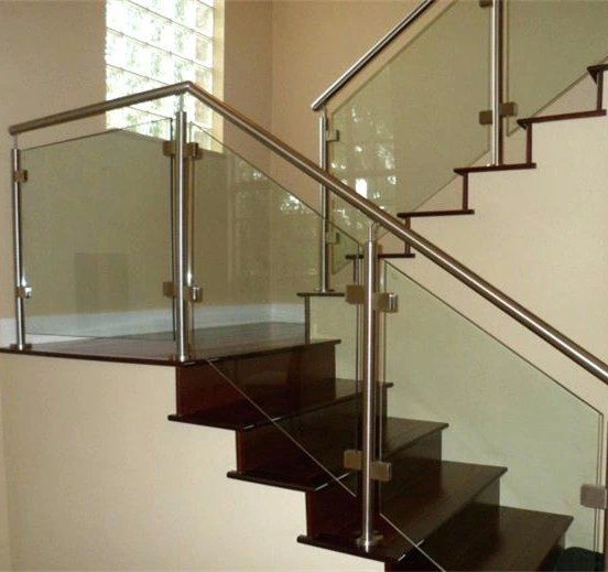 Modern House Decorative Stainless Steel Glass Railing / Staircase Railing