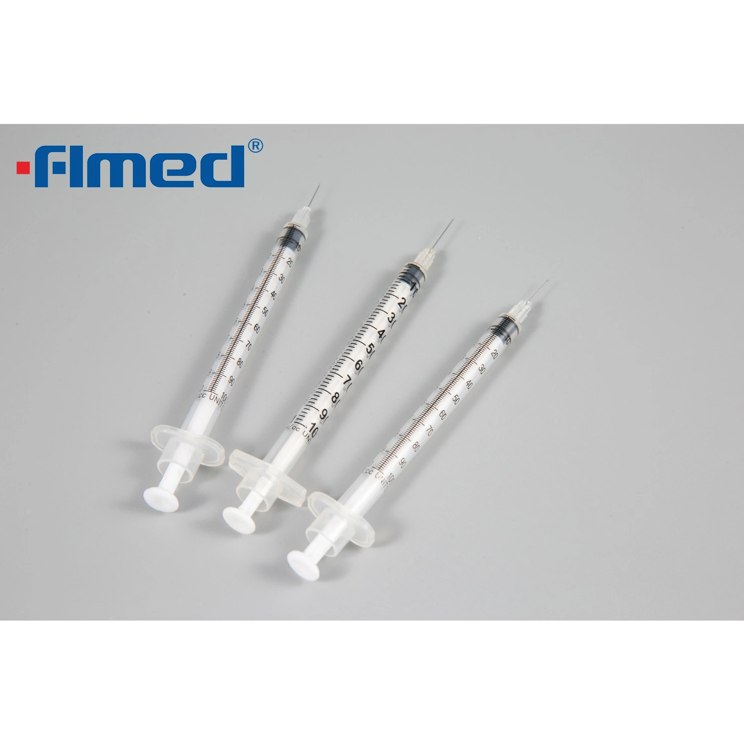 Medical Supply Disposable Sterile Insulin Syringe with Fixed Needle