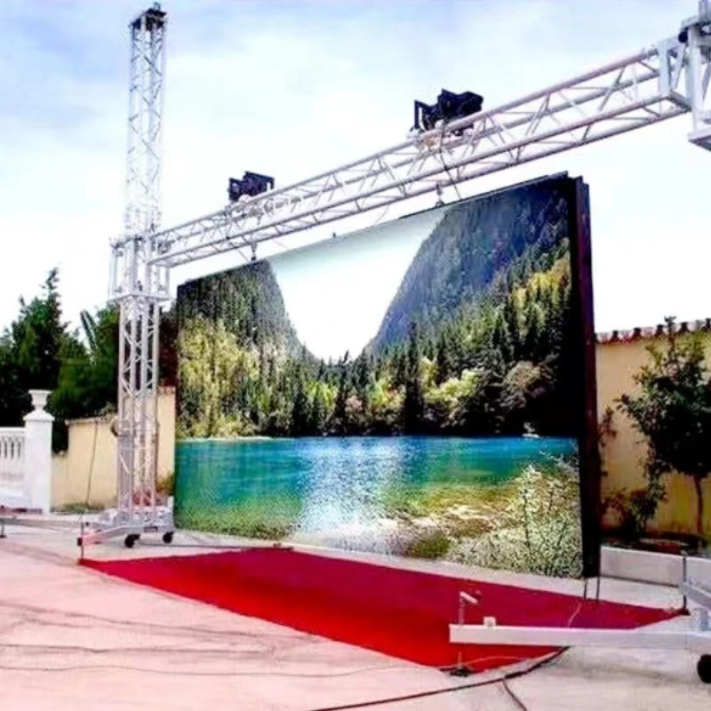 Excellent Video Performance Outdoor P4.81mm Full Color Rental LED Screen