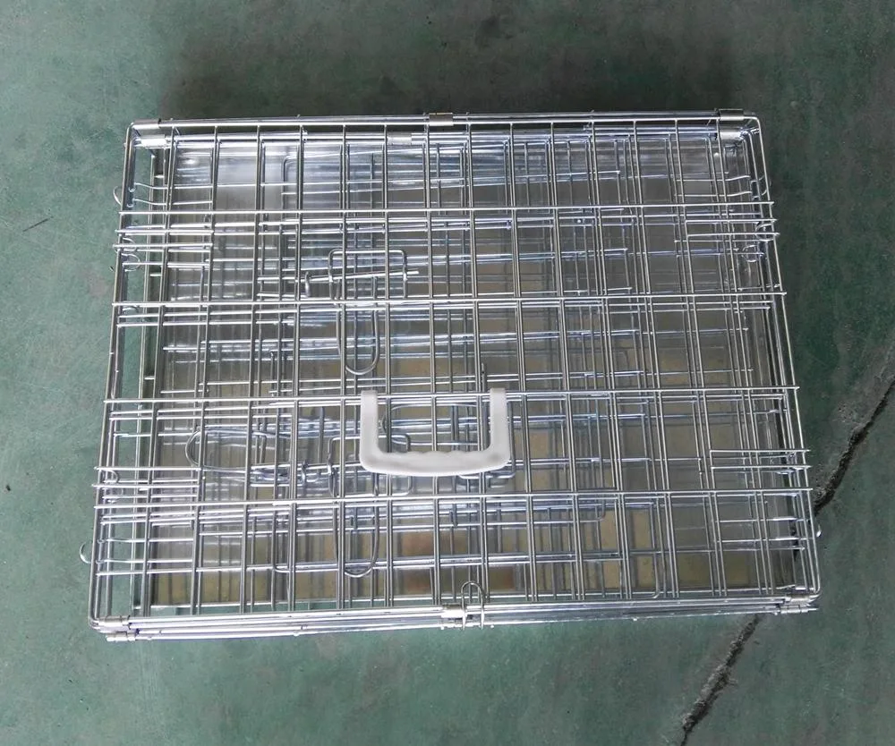 Galvanized Steel Wire Mesh Cage/Pallets Metal Foldable Cage /Storage Box