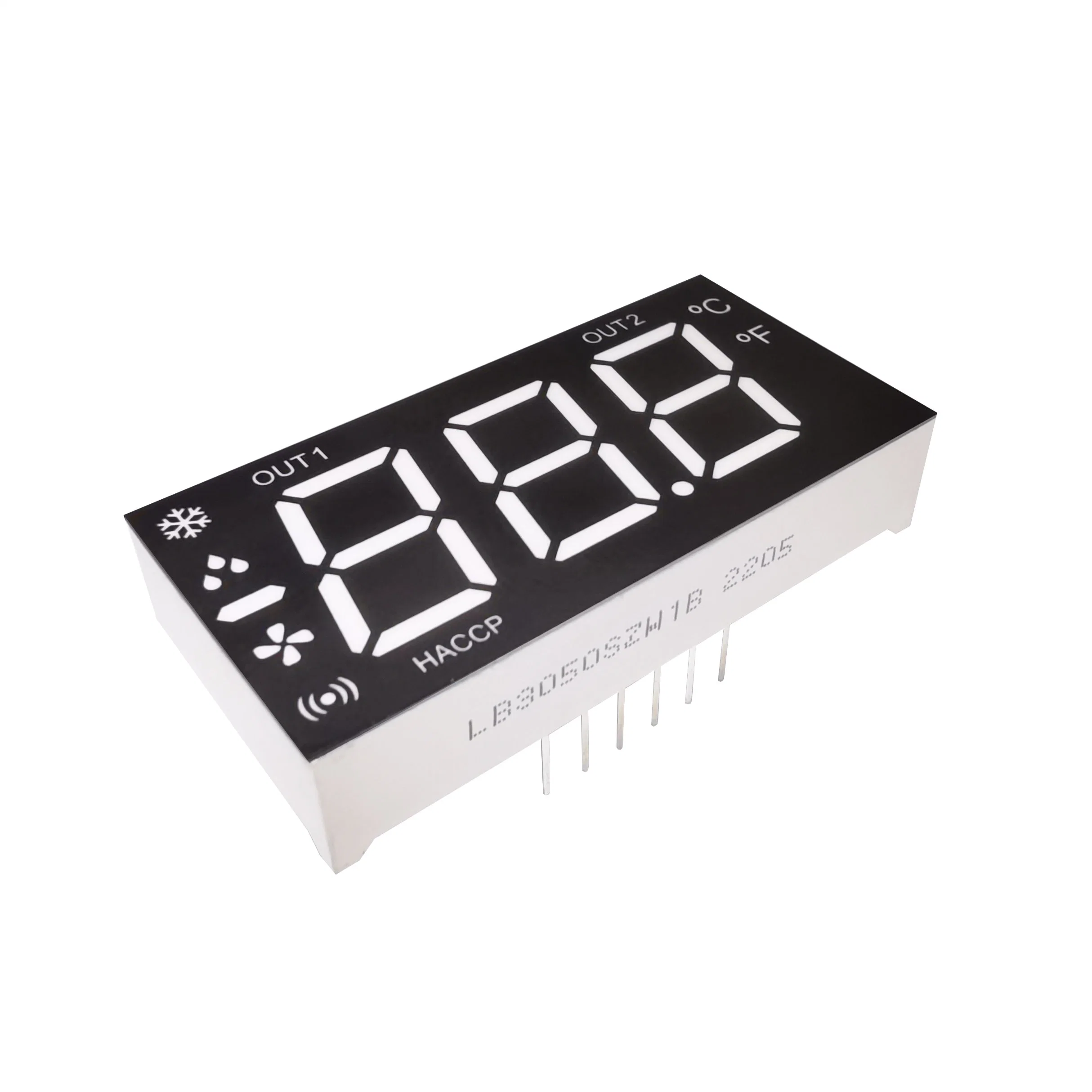 Bright White Customized 3digit 0.5inch Seven Segment LED Display for Refrigerator Control