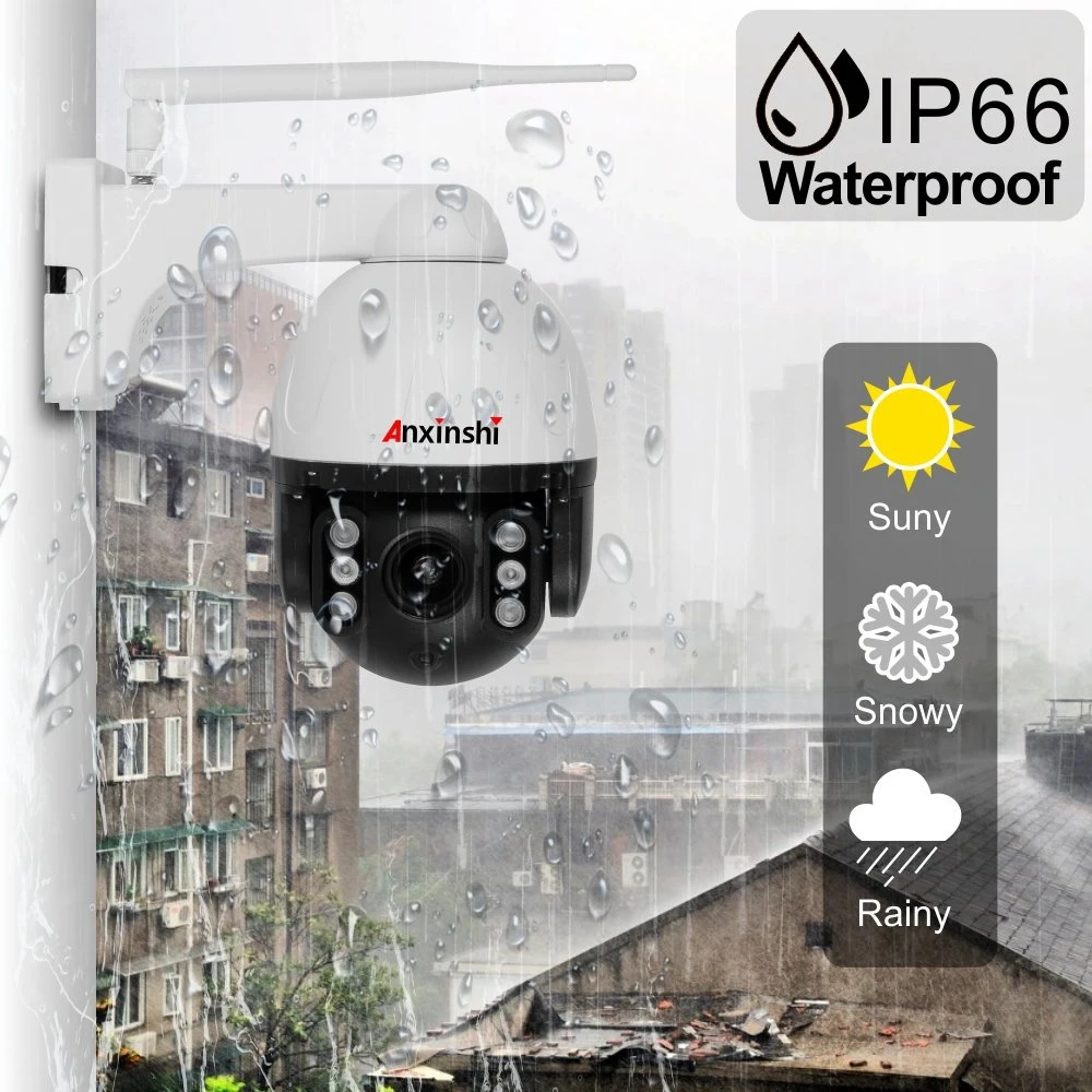 2/3/4G WiFi Version 2.0 MP Human Tracking Motion Detection IP66 Waterproof 3.6mm 60 Meter IR Distance Full Color Night Vision Security System WiFi PTZ Camera