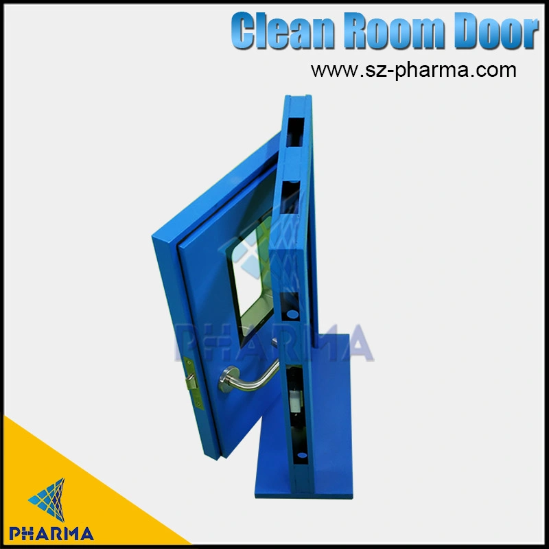 Manual Swing Hygienic Hinged Fire Rated Steel Cleanroom Door