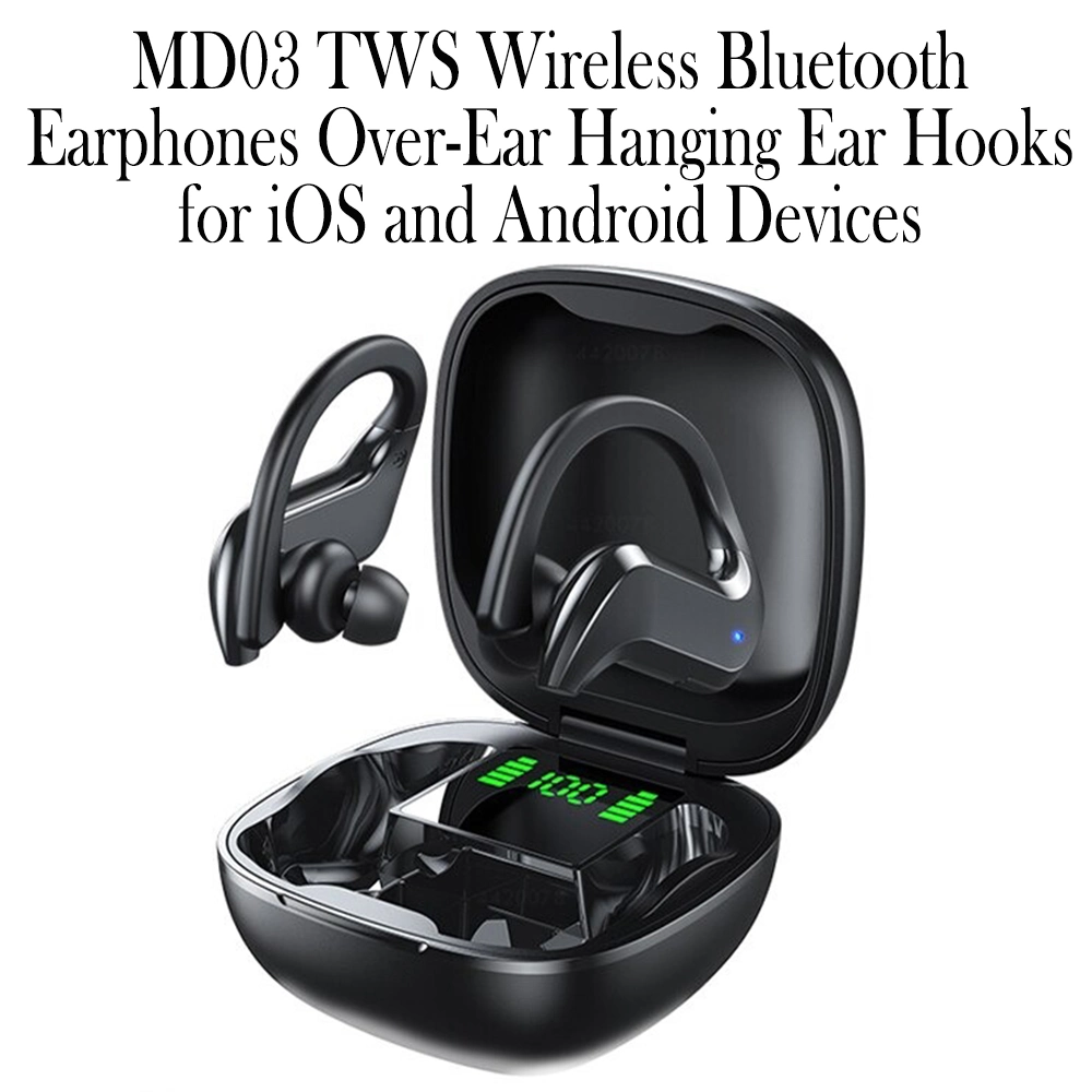 Wireless Bluetooth Hanging Ear Hooks for Ios and Android Devices- USB Charging Dropshipping