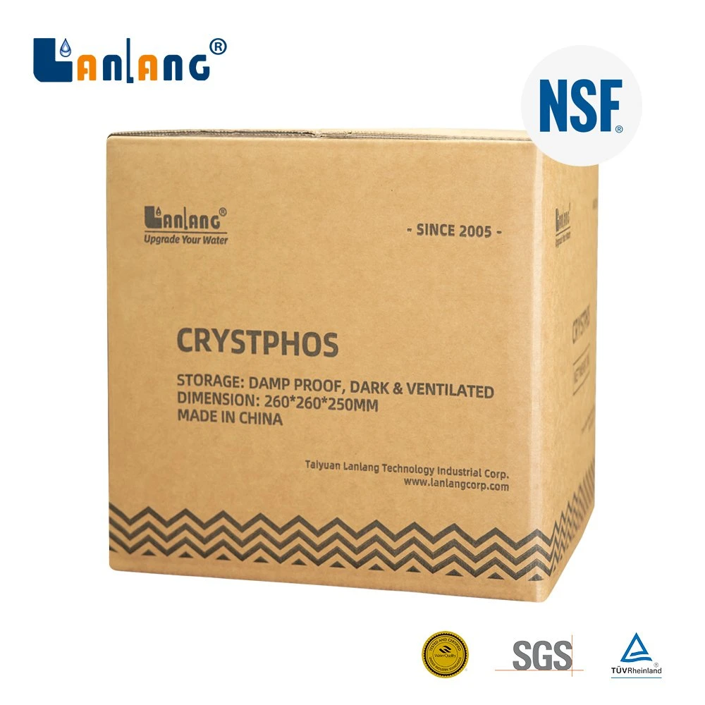 Lanlang NSF Grade Crystphos Soft Water Silizium Phosphor Kristallskala Antiskalanter Ball Mit Hemmstoff