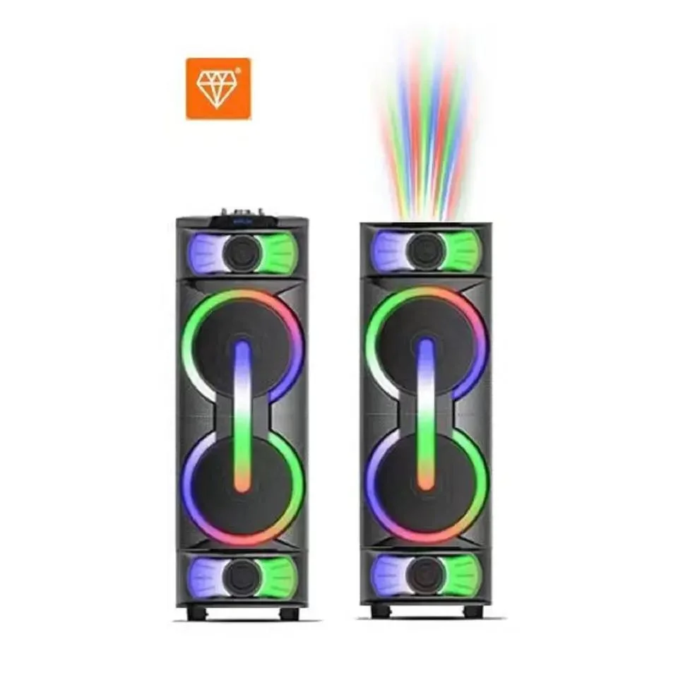 Diamond Factory 12 Inch Pair Speaker 2.0 Stage Tower Speaker Professional Audio Outdoor Wireless Speaker