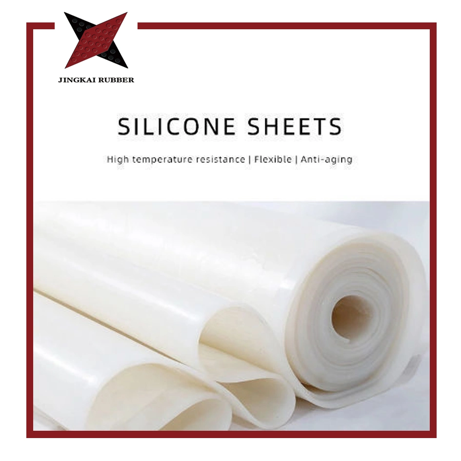 Silicone Rubber Sheet High Elastic Heat Resistant Transparent White Silicone Rubber Mat