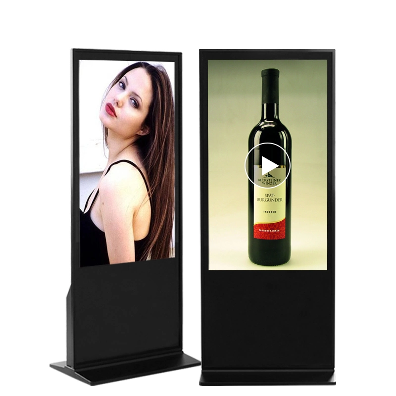 65 Inches Vertical Digital Signage 4K Display Shopping Mall Advertising Media Player