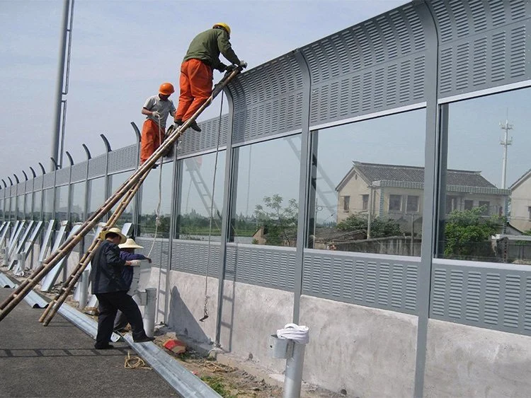 Railway Sound Proof Barriers High Way Usage Noise Barrier Wall Fence