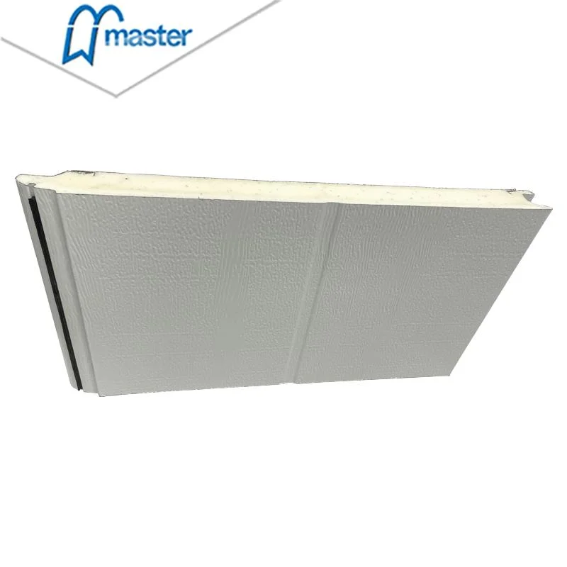 Factory Direct Sale Customized 40mm 50mm Garage Door Panel Fingerproof Sandwich Steel PU Foam Insulated Garage Door Panels