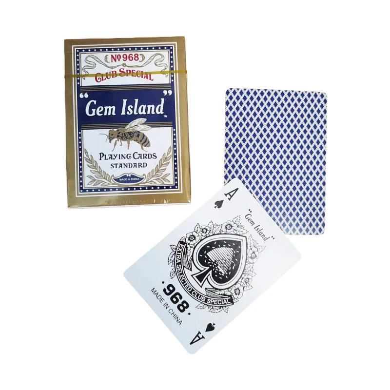 Hotsale Wholesale/Supplier Casino Quality Blue Core Paper Quality Playing Cards