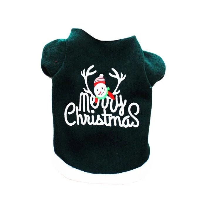 Weiche Warme Fleece Holiday Chritmas Hundekleidung