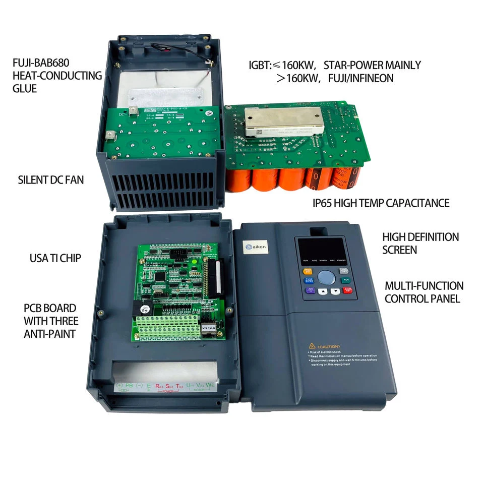 Fabriquer un variateur de fréquence VFD de qualité, 3 phases 380V, convertisseur VFD.