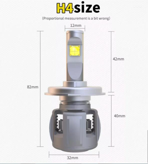 Wholesale/Supplier 6000 Lumens LED H7 H4 LED Headlight Auto Bulb