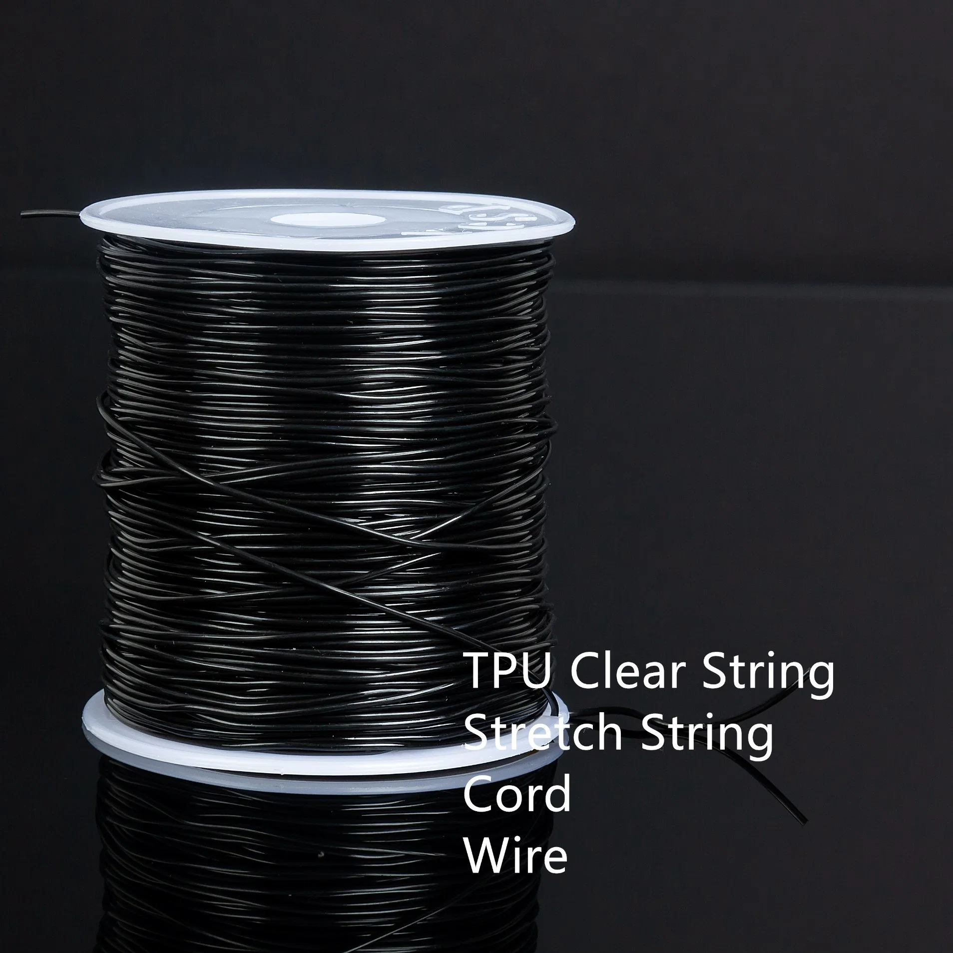 Wholesale/Supplier Transparent Crystal High Elastic TPU Thread Durable Beading Cord String for Bracelet Making