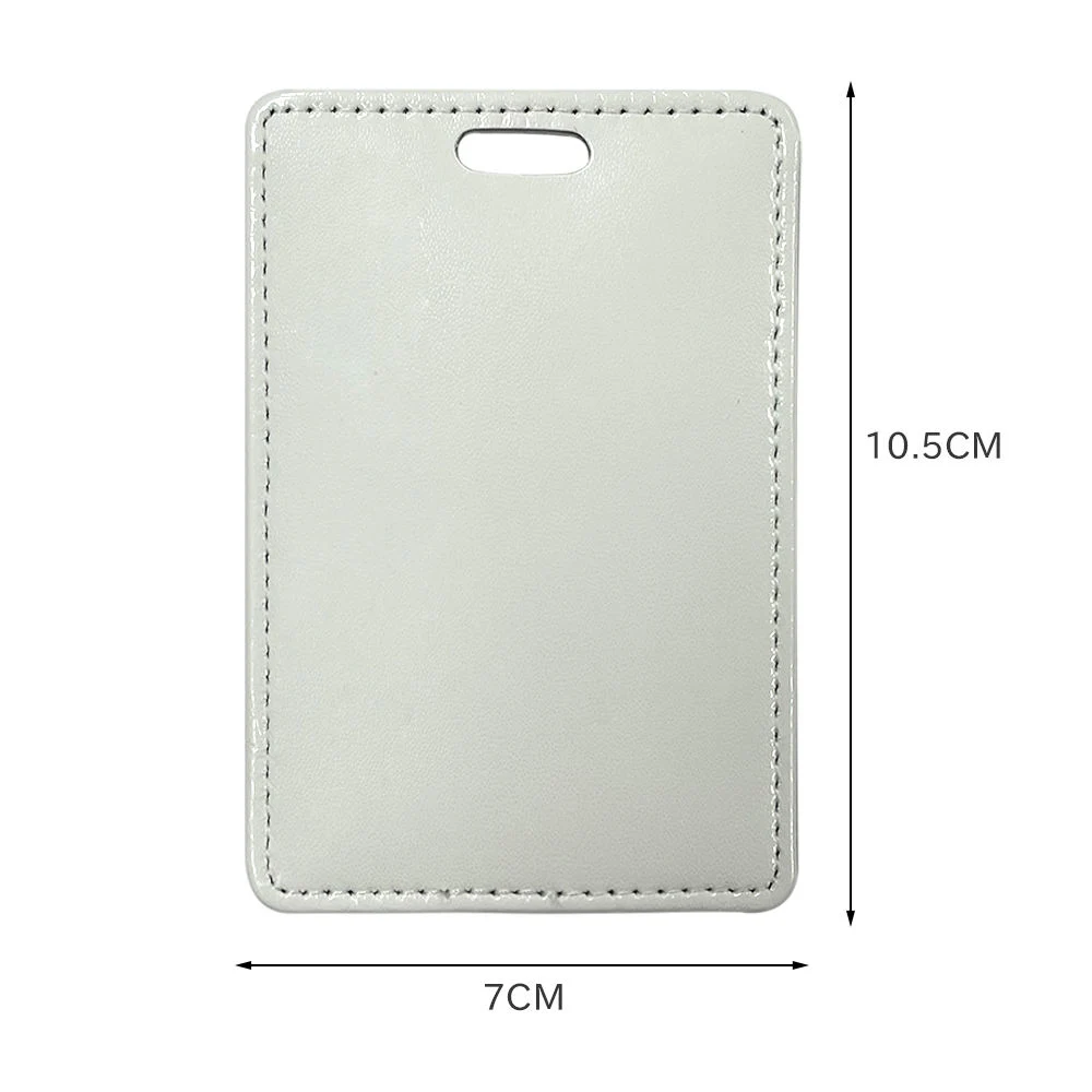 High quality/High cost performance  Double Sided PU Leather Sublimation Luggage Tag Blank