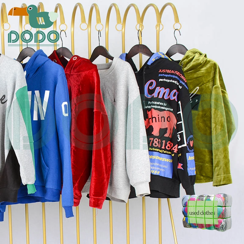 Zaozhuang Used Clothes Wholesale/Supplier Man Hoodies Apparel Stock