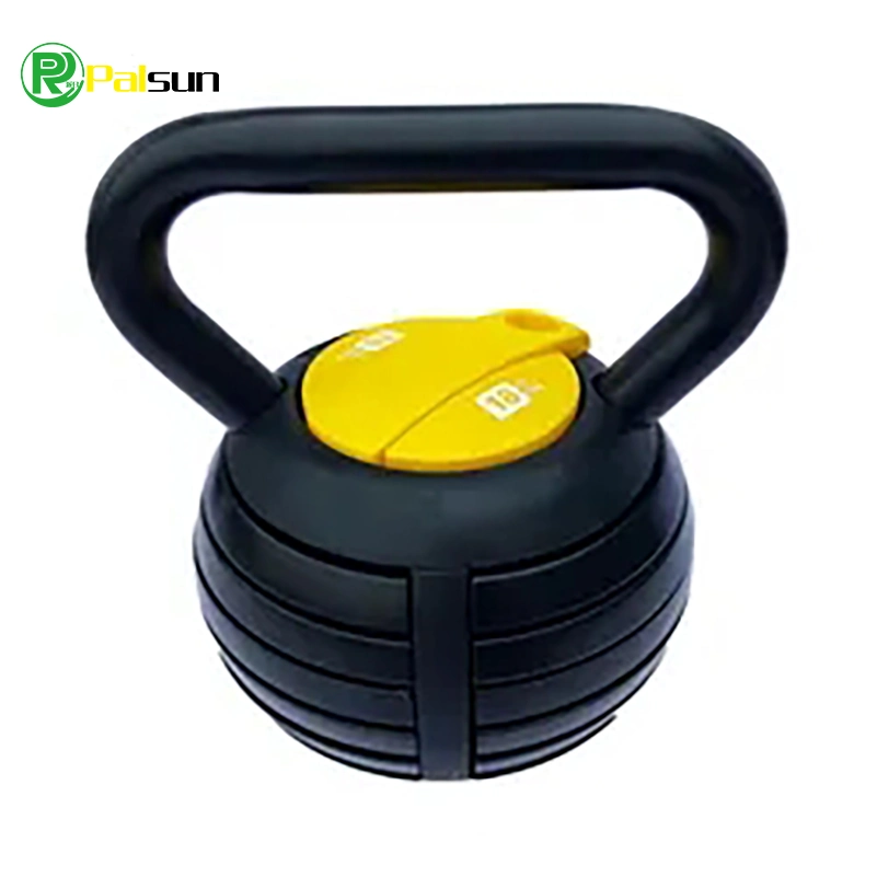 Factory Supply Home Fitness Equipo de gimnasio Hervidor de hierro fundido Bell Juego de pesas ajustable para la competencia Kettlebell