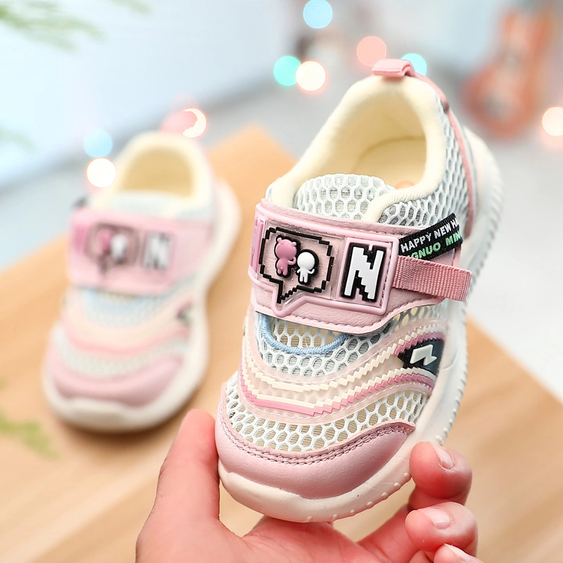 Breathable Mesh Baby Shoes 2021 New Spring/Summer Girls&prime; Shoes and Boys&prime; Soft-Soled Toddler Shoes