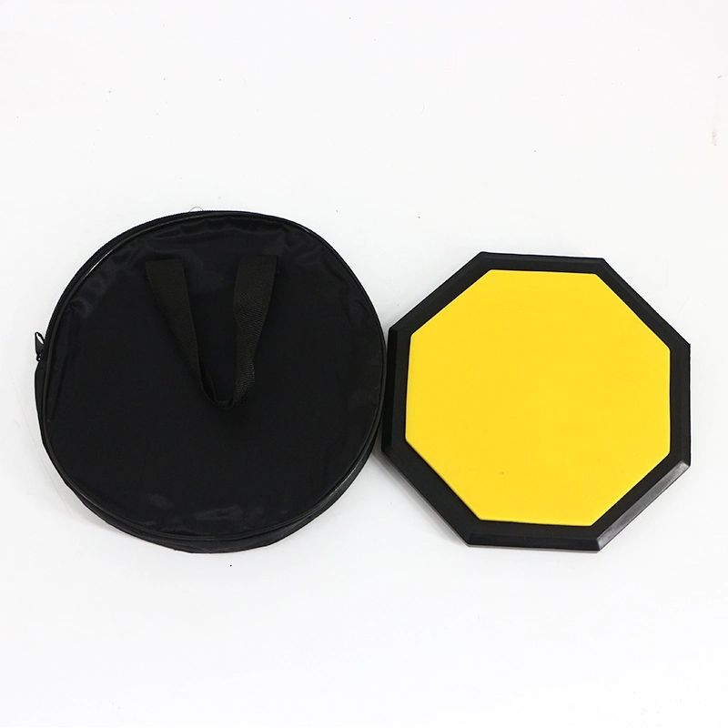 China High quality/High cost performance  Multi Color 8/10/12 Inches Drum Silencer Pad with Stand Drum Practice Pad