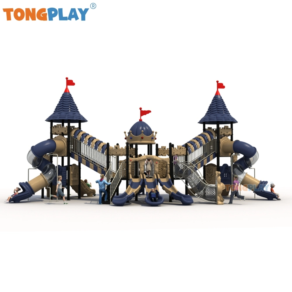 Castle Series Slide Outdoor Playground Plastic Equipment Kids Park Children Game