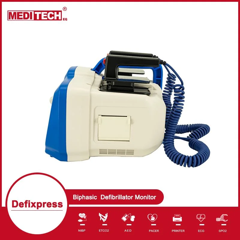 Defixpress Meditech Desfibrilador Adecuado para las Clínicas, Hospitales y Ambulancias