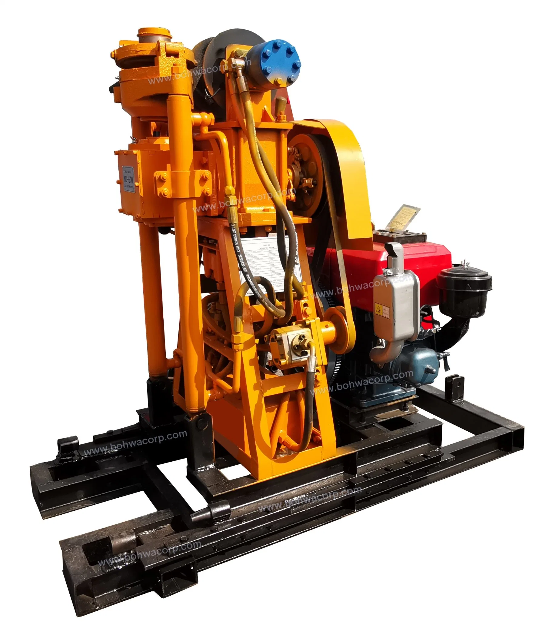 Hydraulic Crawler Chassis with Drill Mast Mine Drilling Rig