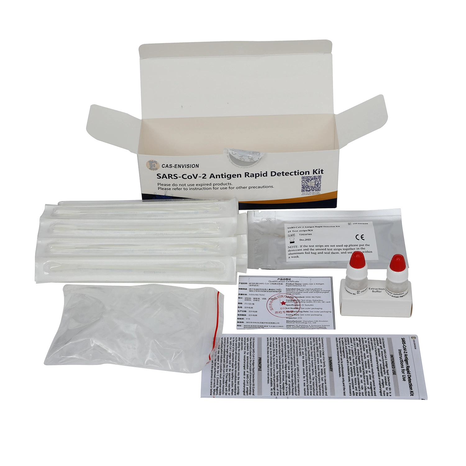 Thailand Singapore Southeast Africa Accurate Rapid Antigen Test Kit for Respiratory Disease and Saliva Nose Test Single Box Pack for Self Test