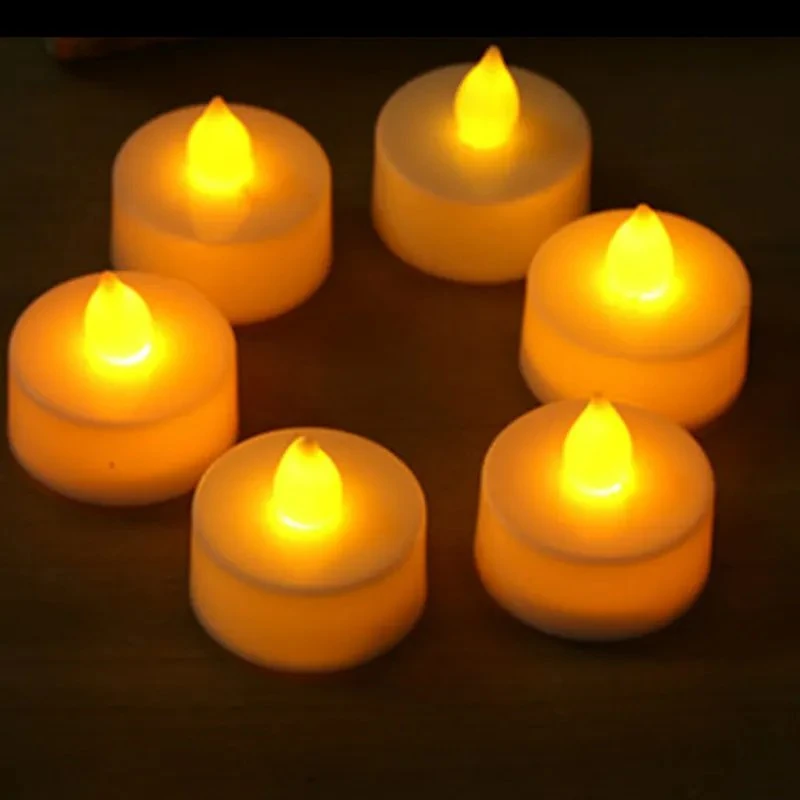 Mini LED Tea Light Flameless Candle Flickering Light