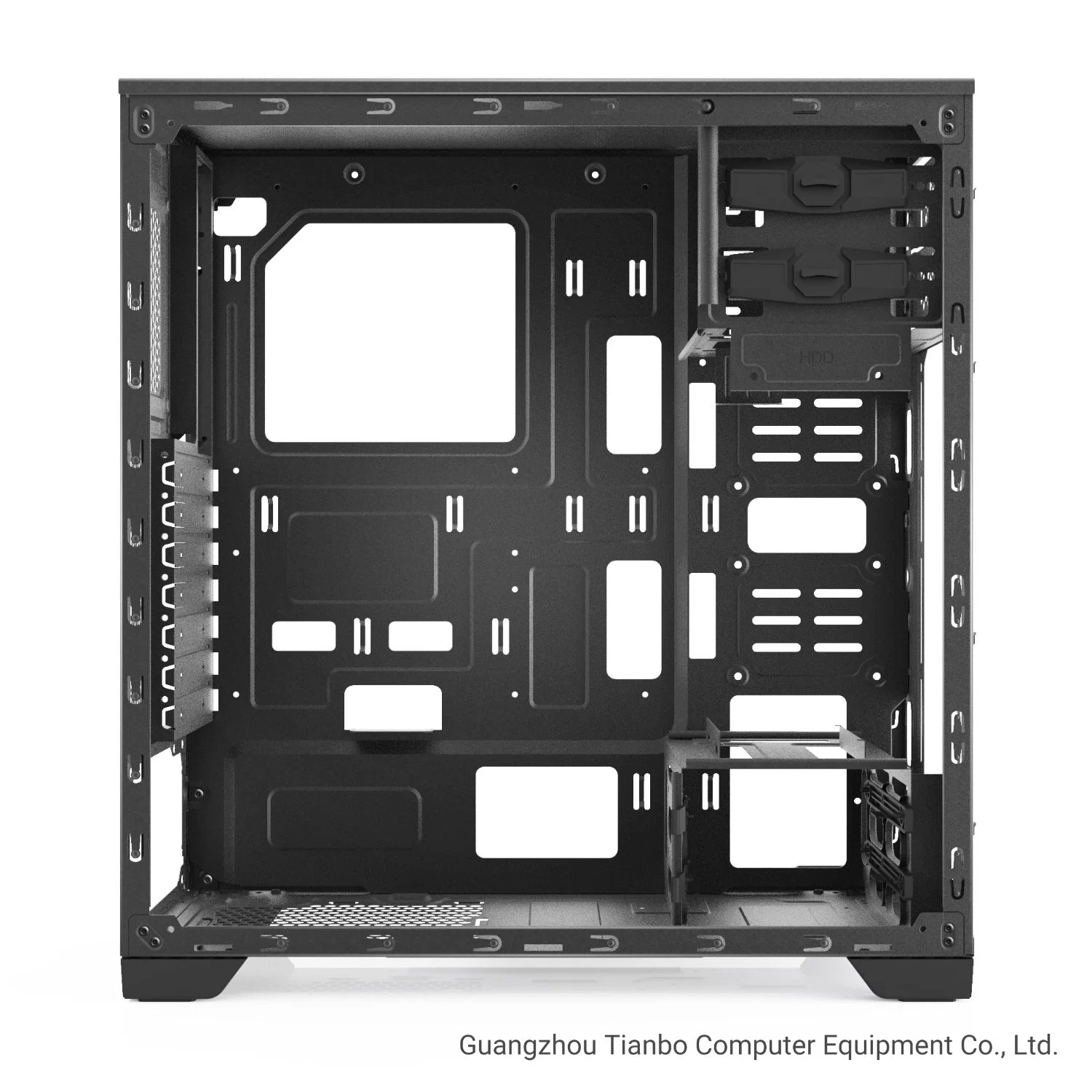 Fabrik Direktverkauf meisten polular ATX Computer-Gehäuse mit Tool-Free Kit PC-Gehäuse-Schrank