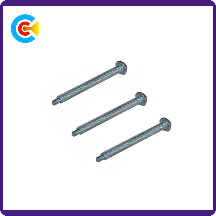 DIN/ANSI/BS/JIS Carbon-Steel/Stainless-Steel Hand Twist Double Bundle Rod Custom Cross Plate Head Screw