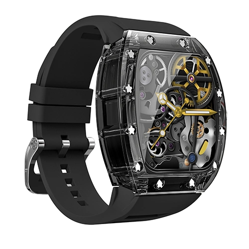 2023 Dernier gros Squelette Watch hommes Bracelet en acier inoxydable de luxe Mens montres en alliage de montres à quartz en cuir pour hommes