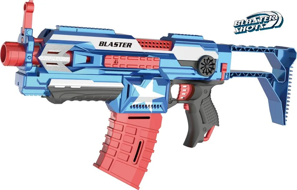 Blaster Shots Hot Selling Blaster Toy Gun Electric Automatic لعبة الرماية متوافقة مع مدافع نرف دمى لعبة