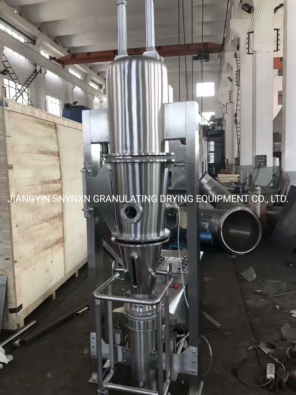 Fg Model Small Pharmaceutical Lab Use Mini Fluidized Bed Drying Granulator Fluid Bed Dryer