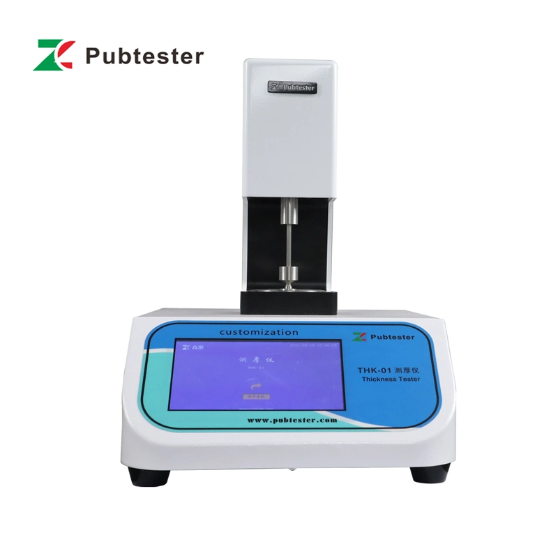 THK-01 Espesor Tester para Thickeness precisa medición de la lámina de plástico y láminas de papel