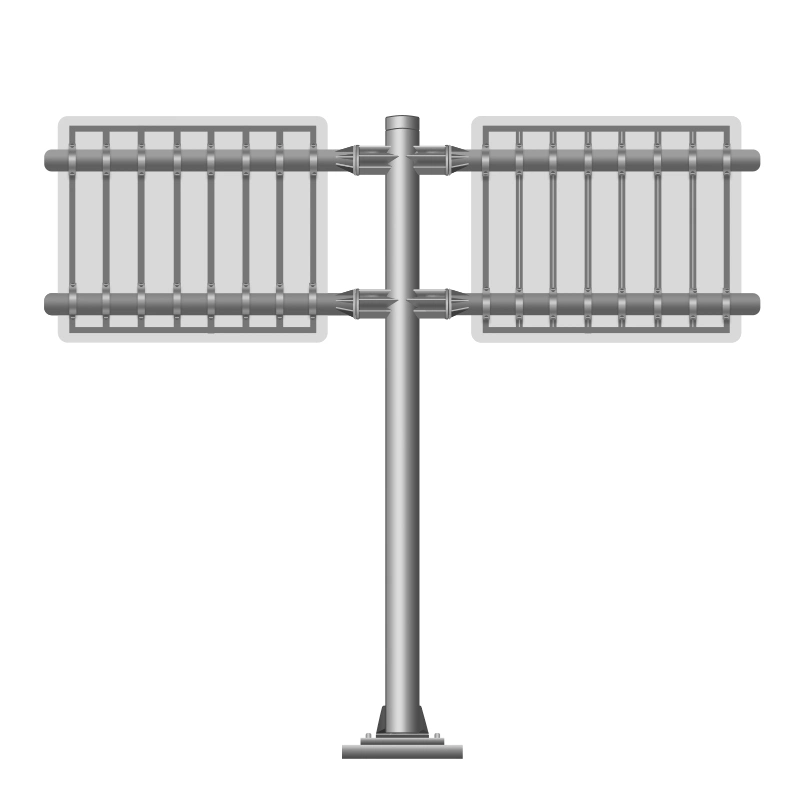 Hot Sale Suppliers Outdoor Highway Road Monitor Steel Lamp Poles Traffic Sign Pole